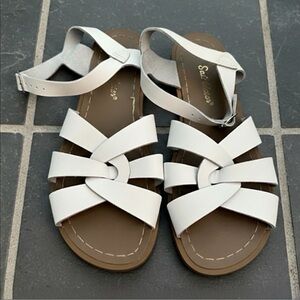 Salt Water Original White Sandals
